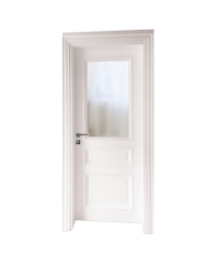 BY-5007V Porte intérieure Laqué Vitrée